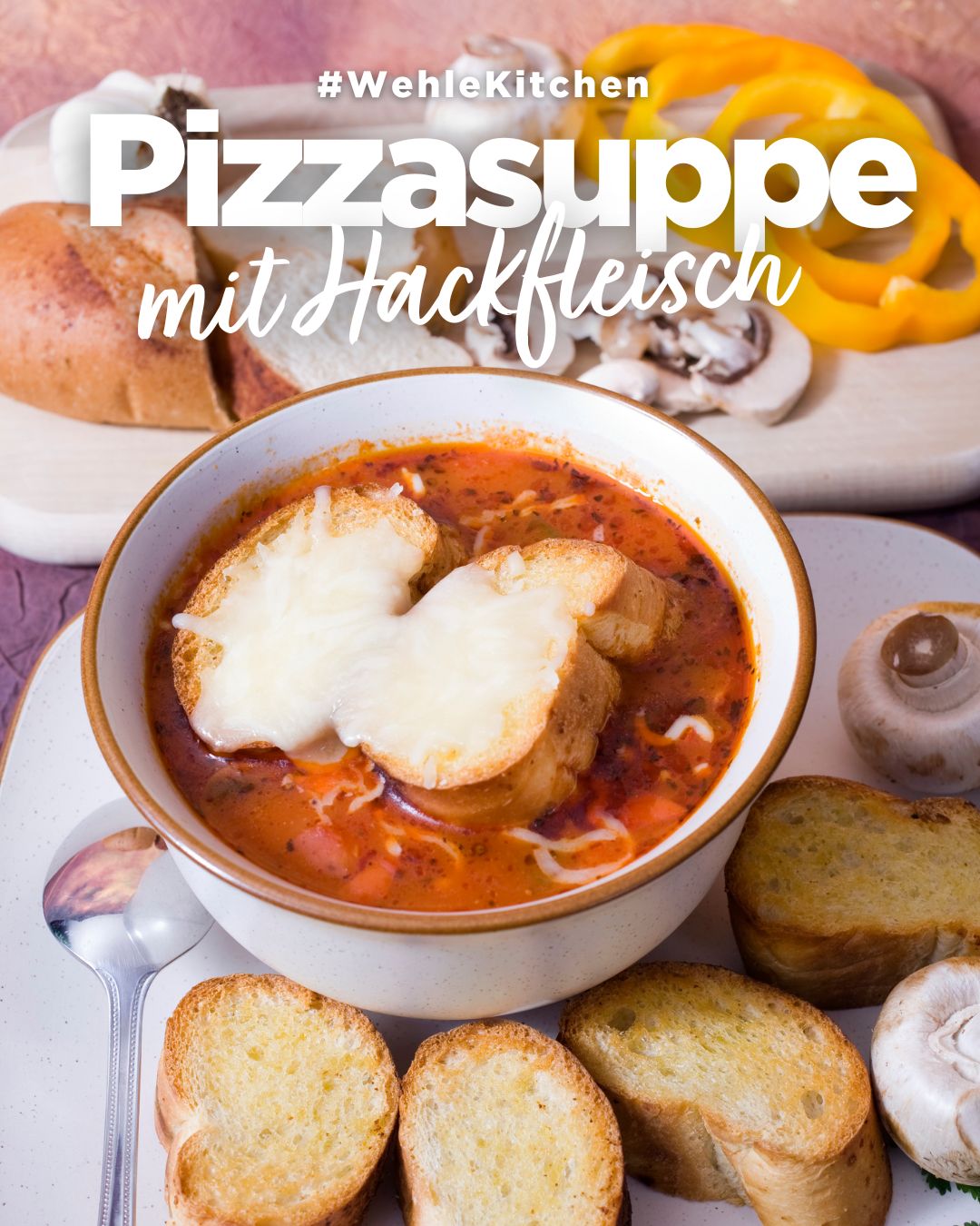 Pizzasuppe mit Hackfleisch: Ein herzhaftes Rezept für die ganze Familie