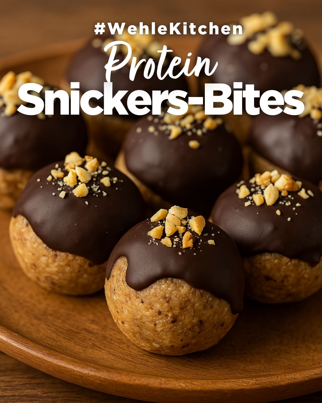 đ« Protein-Snickers-Bites â gesunder SĂŒĂhunger-Killer ohne Backen