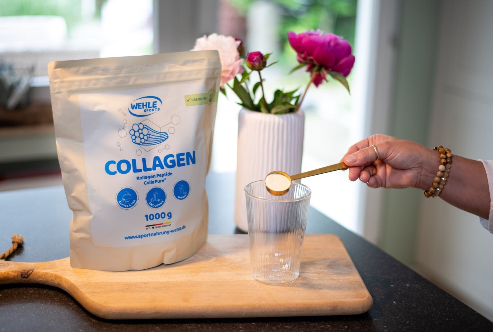 Kollagen Pulver – Wehle Collagen Matrix 360° mit Kollagen Typ I, II & III