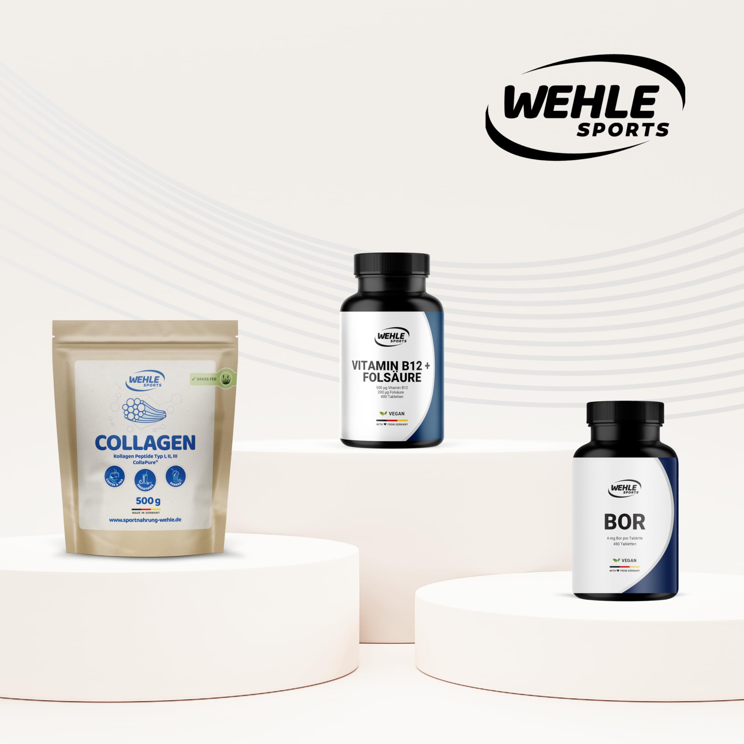Vitamin B12 hochdosiert - 400 Tabletten mit 500µg Vit B12 + 200µg Folsäure - zer Bild 6