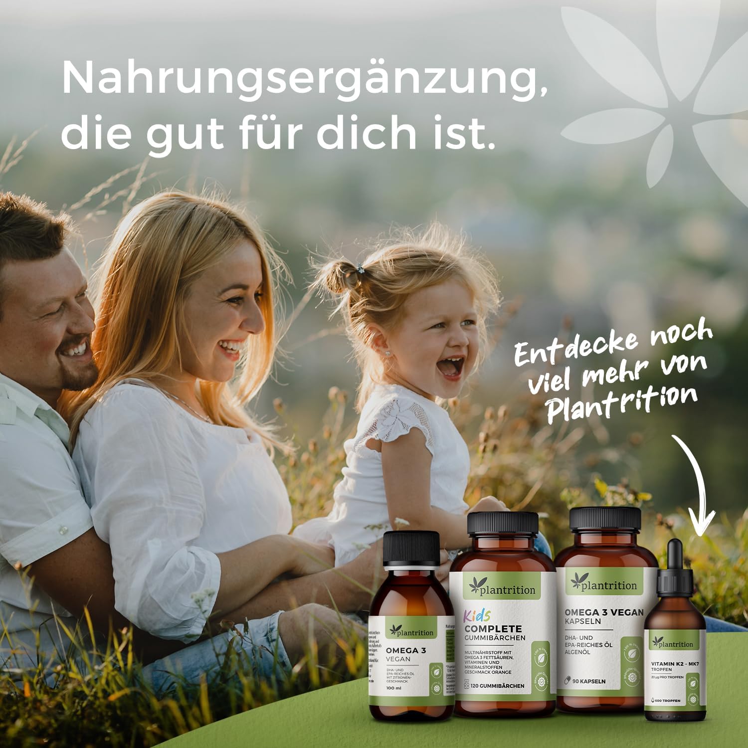 plantrition Omega 3 Algenöl - 90 Kapseln