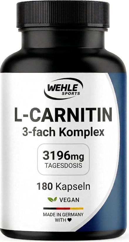 L-Carnitin Kapseln Hochdosiert - 180 Kapseln