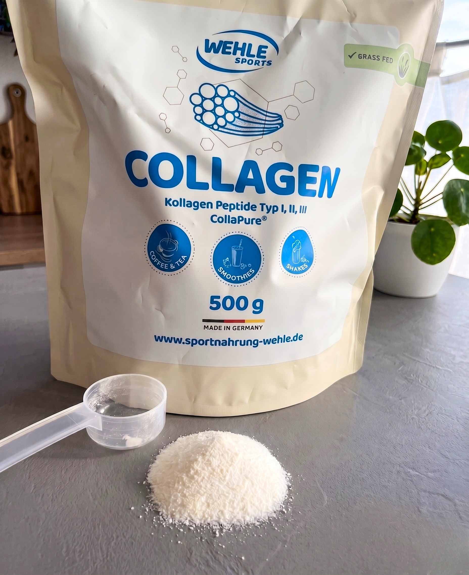 Kollagen Pulver – Wehle Collagen Matrix 360° mit Kollagen Typ I, II & III