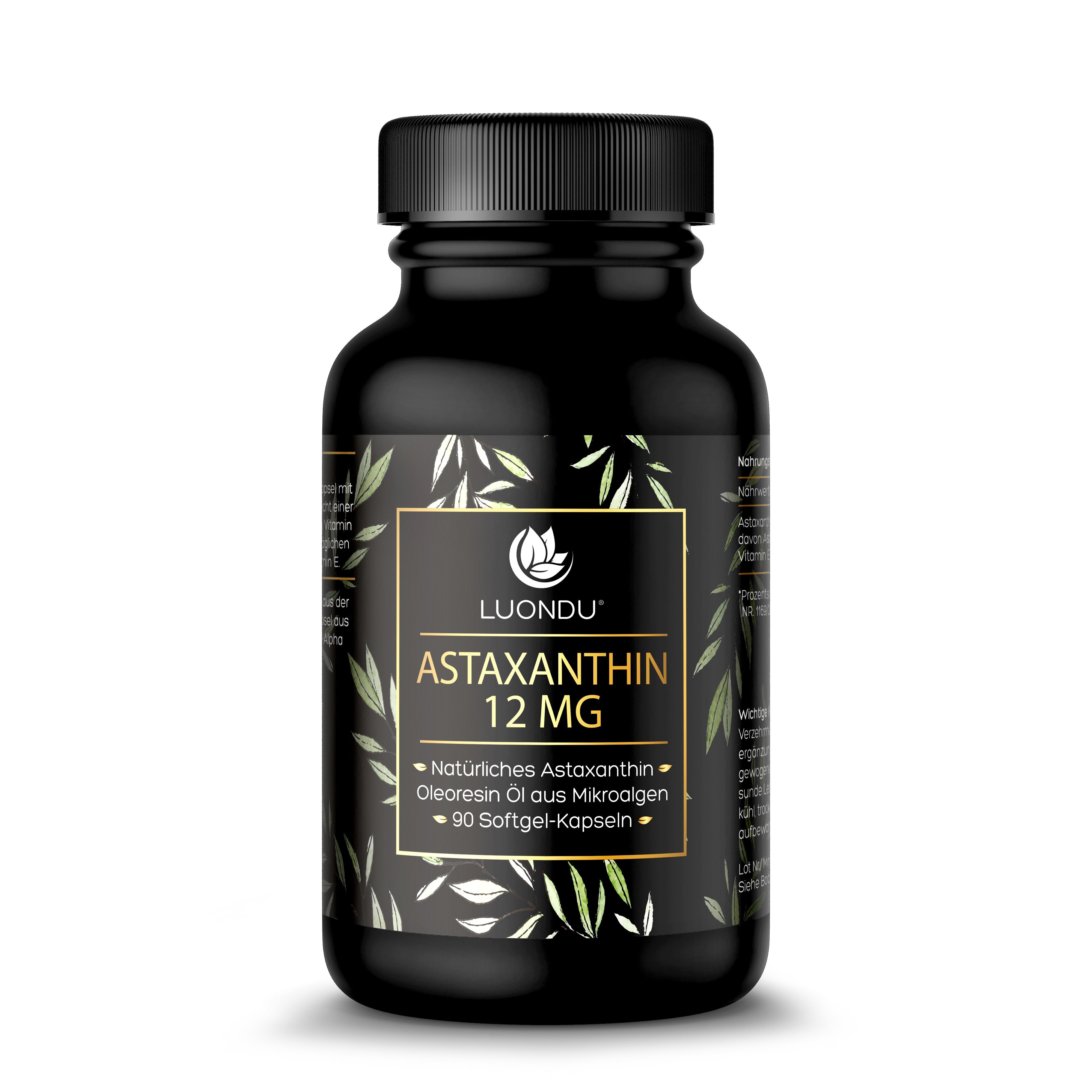 Luondu Astaxanthin 12 mg - 90 Softgel