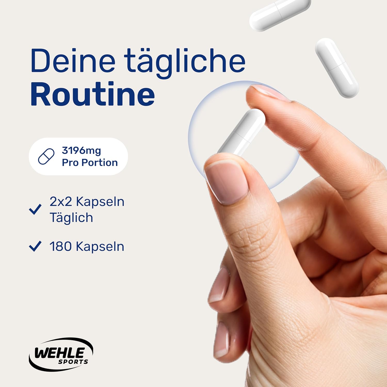 L-Carnitin Kapseln Hochdosiert 3196mg - 180 Kapseln