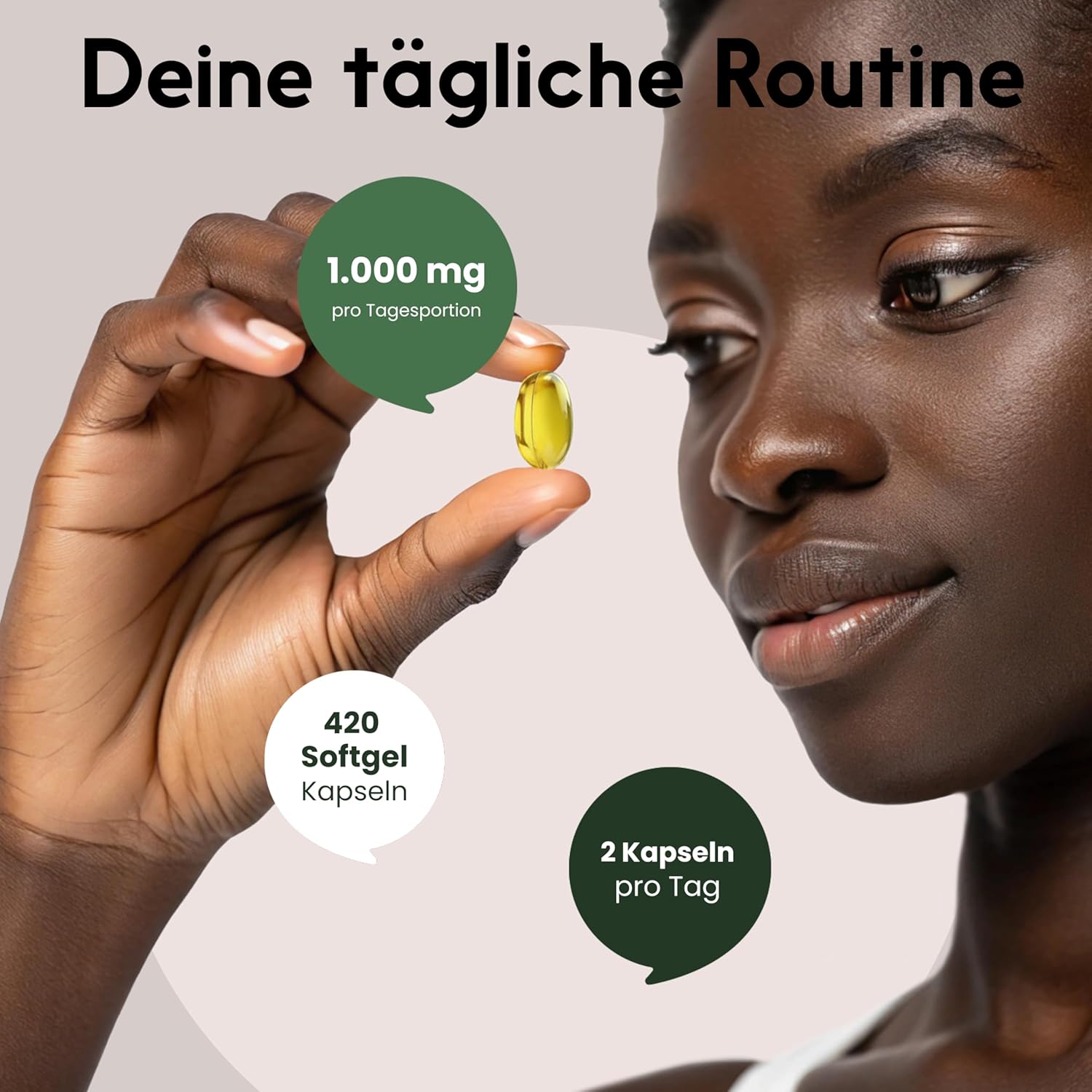 Schwarzkümmelöl Kapseln Hochdosiert – 420 Softgel Kapseln