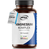 2 x  360 Kapseln Magnesium Komplex hochdosiert mit Bisglycinat, Malat, Citrat