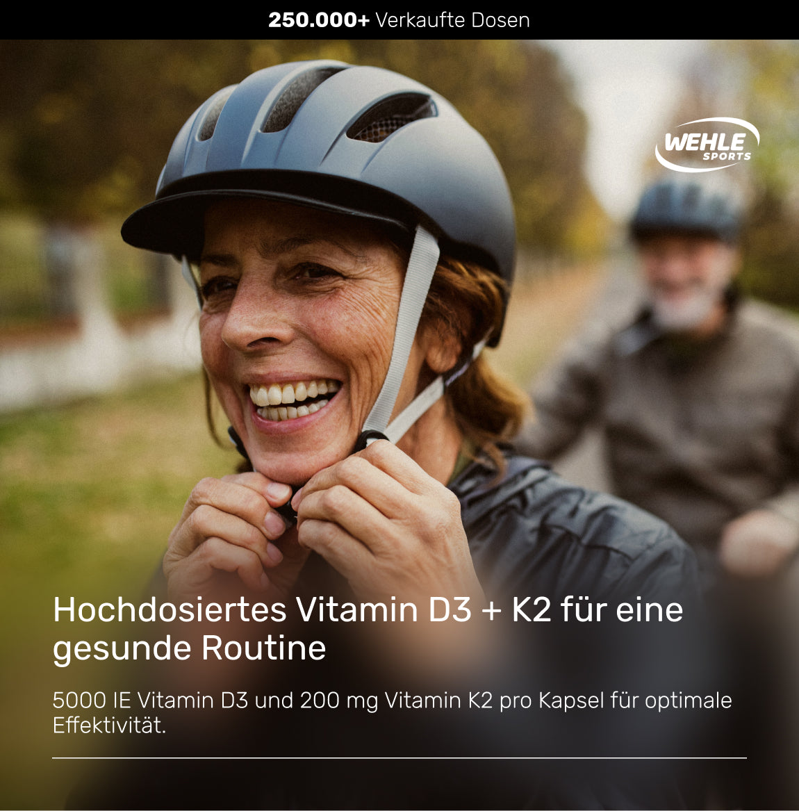 Wehle Sports Vitamin D3 5000 I.E + Vitamin K2 200mcg