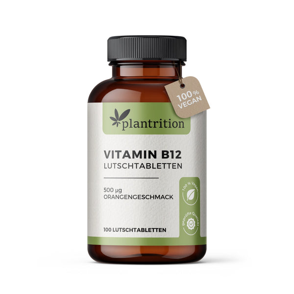 Methylcobalamin Vitamin B12 500 µg Lutschtabletten Orange  - 100 Stück